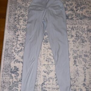 Powder Blue High-Waisted Leggings